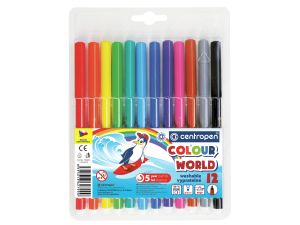 FLAMASTER CENTROPEN COLOUR WORLD PASTEL 12 SZTUK