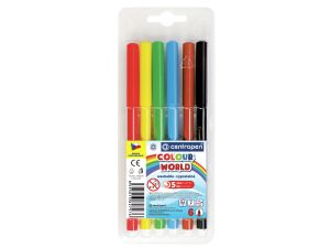 FLAMASTRY CENTROPEN COLOUR WORLD PASTEL 7550 6 SZTUK