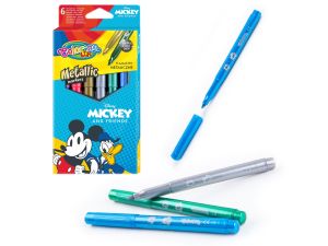 FLAMASTRY METALICZNE 6 KOL. MICKEY COLORINO