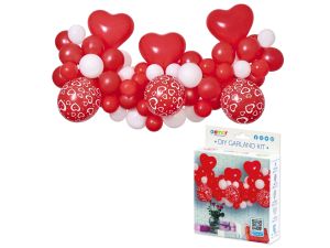 GIRLANDA BALONOWA DIY LOVE 65SZT GODAN