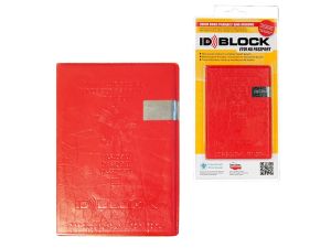 ID BLOCK ETUI NA PASZPORT CZERWONE