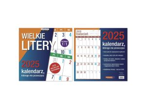 KALENDARZ CLASSIC Q WIELKIE LITERY PASSION CARDS