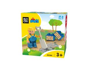 KLOCKI BLOCKI MUBI FIGURKA BUDOWLANIEC MU2366E