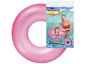 KOŁO DO PŁYWANIA NEON RÓŻOWY 76CM 36024  BESTWAY