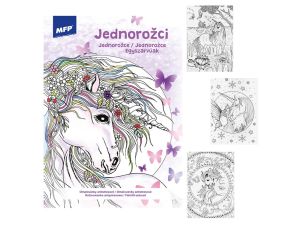 KOLOROWANKA ANTYSTRESOWA  JEDNOROŻCE 3 MFP