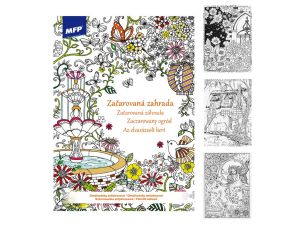 KOLOROWANKA ANTYSTRESOWA ZACZAROWANY OGRÓD MFP