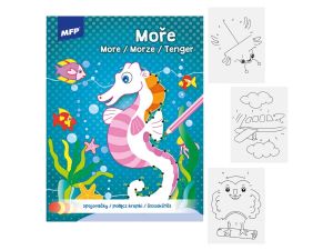 KOLOROWANKA POŁACZ KROPKI MORZE MFP