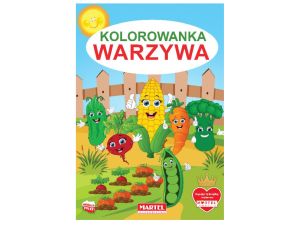 KOLOROWANKA WARZYWA 32 STRONY MARTEL