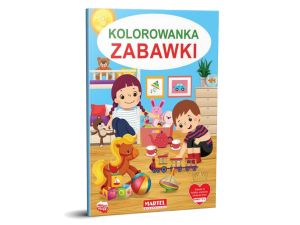 KOLOROWANKA ZABAWKI 32 STRONY MARTEL