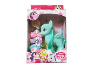 KONIK PONY Z GRZEBIENIEM 3 KOLORY 6915 HLA070