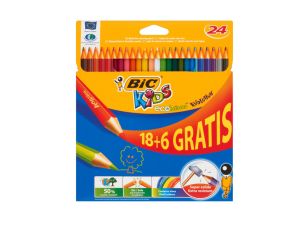 KREDKI EVOLUTION BIC KIDS 24 KOLORY