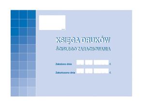 KSIĘGA DRUKÓW ŚCISŁEGO ZARACHOWANIA 710-1