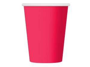 KUBECZKI PAP. JEDNOKOL. MAGENTA 270ML/6 SZT