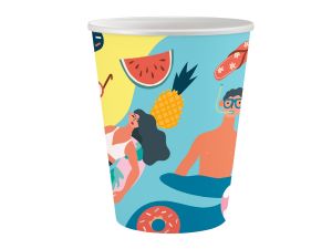 KUBECZKI PAP SUMMER LET'S PARTY 250ML 6 SZT GODAN