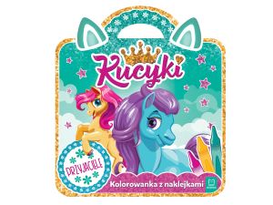 KUCYKI KOLOROWANKA Z NAKLEJKAMI PRZYJACIELE