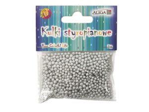 KULKI STYROPIANOW KSK-9837 SREBRNE 2,5-3,5MM OP.2G