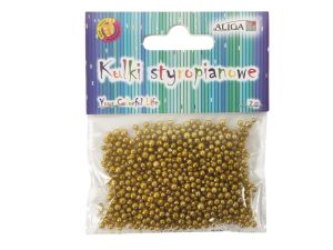 KULKI STYROPIANOWE KSK-9820 ZŁOTE 2,5-3,5MM OP.2G 