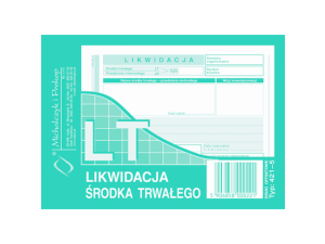 LIKWIDACJA ŚRODKA TRWAŁEGO LT 421-5