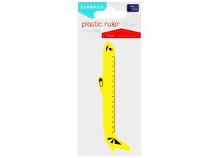LINIJKA 15CM SAMOLOT STK