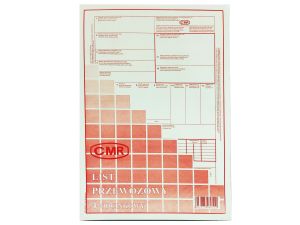 LIST PRZEWOZOWY CMR 4 ODCINKOWY DRUK