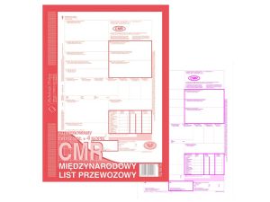 LIST PRZEWOZOWY CMR A4 (ORGI+4 KOPIE) 800-2N