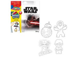 MAGNES NA LODÓWKĘ MIX 6 WZORÓW STAR WARS COLORINO