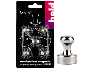 MAGNESY NEODYMOWE Z UCHWYTEM GR-N512P 12MM A'5 