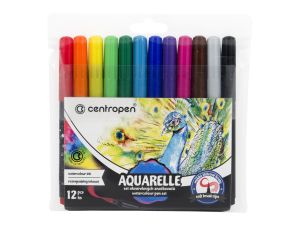 MARKER AKWARELOWY CENTROPEN AQUARELLE 8683 12 SZTUK