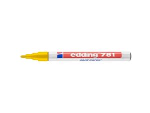 MARKER OLEJOWY EDDING 751 OKRĄGŁY 1-2 MM ŻÓŁTY