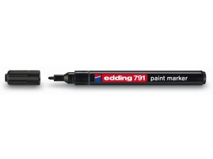 MARKER OLEJOWY EDDING 791 OKRĄGŁY 1-2 MM BIAŁY