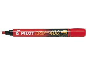 MARKER PERMANENTNY PILOT SCA-400 ŚCIĘTY CZERWONY