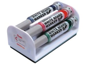 MARKER SUCHOŚCIERALNY PENTEL MAXIFLO MWL5M KPL 4SZTUKI + GĄBKA