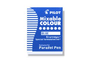 NABOJE PARALLEL PILOT NIEBIESKIE 6 SZTUK