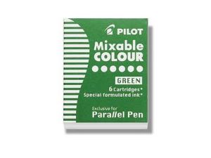 NABOJE PARALLEL PILOT ZIELONE 6 SZTUK