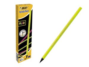 OŁÓWEK EVOLUTION FLUO BEZ GUMKI PD12 BIC