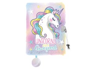 PAMIĘTNIK Z KŁ 3D A5 96K MY LITTLE FR RAIN UNICORN