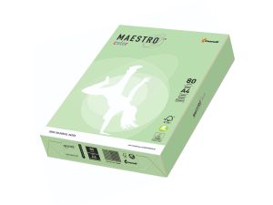 PAPIER PASTEL MAESTRO COLOR 80G  A4 ZIELONY MG28