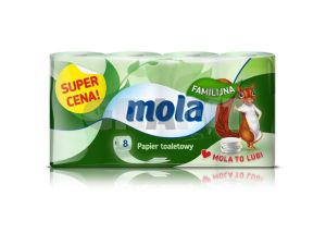 PAPIER TOALETOWY MOLA ZIELONY A'8 85