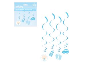 PAPIEROWO FOLIOWA DEK WISZĄCA B&G BABY BOY 4SZT