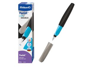 PIÓRO WIECZNE PELIKAN TWIST COLOR BLOCKING SZARE