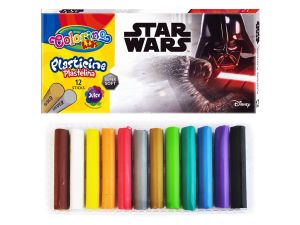 PLASTELINA 12 KOL. STAR WARS COLORINO