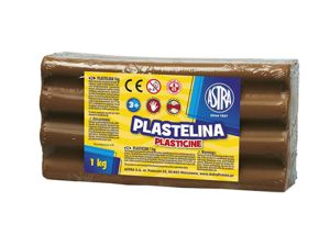 PLASTELINA LUZ 1KG BRĄZOWA ASTRA