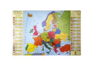 PODKŁADKA MAPA POLITYCZNA EUROPY ZACHEM 6425