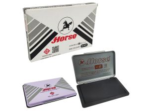 PODUSZKA DO STEMPLI CZARNA NR2 HORSE 110X70MM