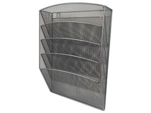 POJEMNIK WISZĄCY NA KATALOGI SREBRNY NET
