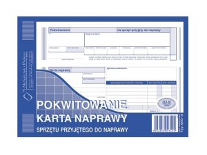 POKWITOWANIE KARTA NAPRAWY SPRZĘTU 600-3