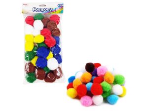 POMPONY POM41 MIX KOLORÓW 5CM