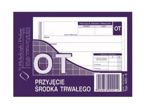 PRZYJĘCIE ŚRODKA TRWAŁEGO OT 420-5