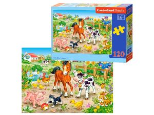 PUZZLE 120 EL. ON THE FARM B-13197 CASTORLAND