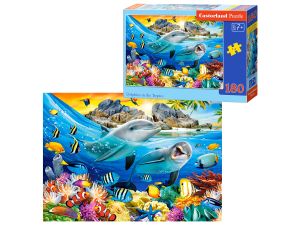 PUZZLE 180 EL. B-018468 DOLPHINS IN THE TROPICS 